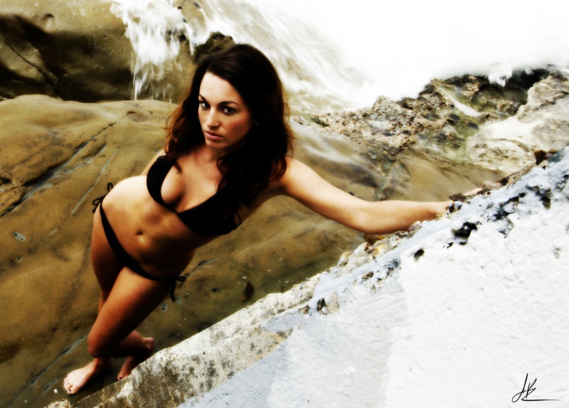 Female model photo shoot of Megan Eliza by Joe Borelli Photography in La Jolla, CA