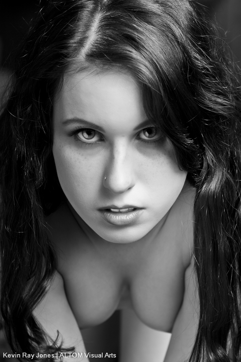Female model photo shoot of JessySihk by Kevin Ray Jones, makeup by JA Jones