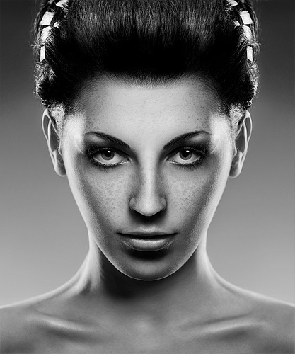 Female model photo shoot of Hara Zombiee by Tomasz Chrulski