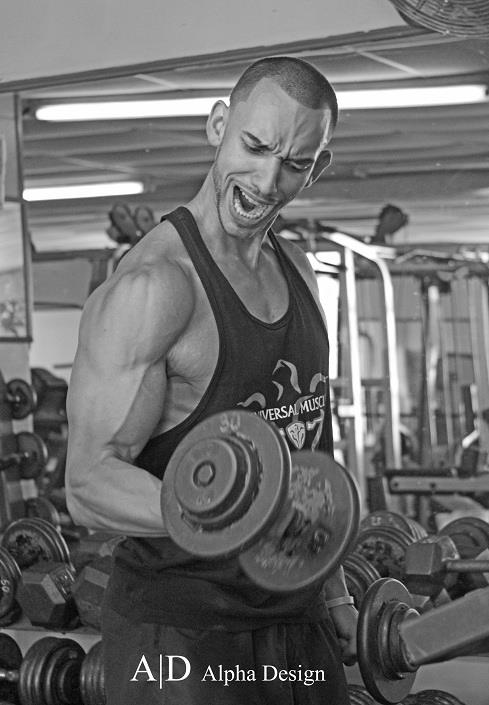 Male model photo shoot of korey gonzalez in bolo gym