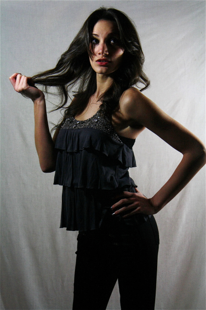 Female model photo shoot of Silvi Banushi