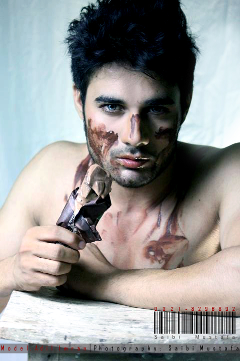Male model photo shoot of Saibi Mustafa in Karachi