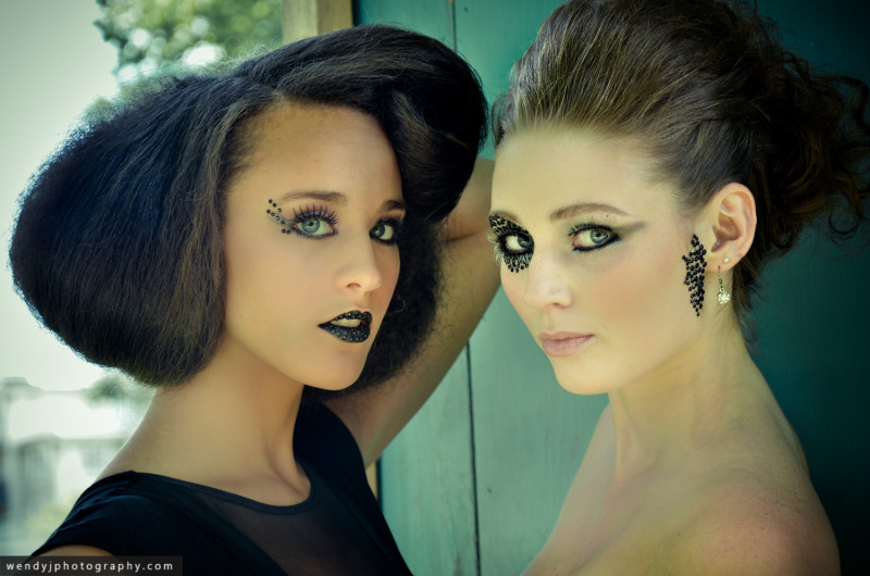 Female model photo shoot of Nicole Pilon and Allison Hamilton by Wendy Jia