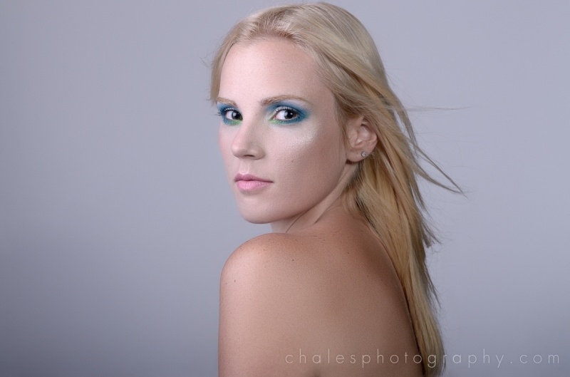 Female model photo shoot of Aimee Sanchez by Luis Chales, makeup by Kay G Makeup
