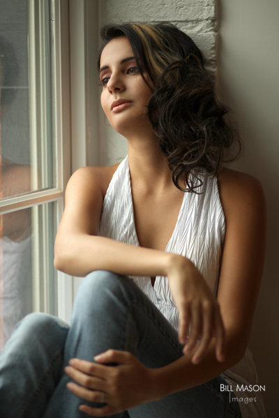 Female model photo shoot of Amanda Models by Bill Mason Photography in Odyssey Hair Salon, Lancaster PA