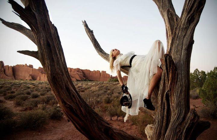 Female model photo shoot of Becca Howard in Moab