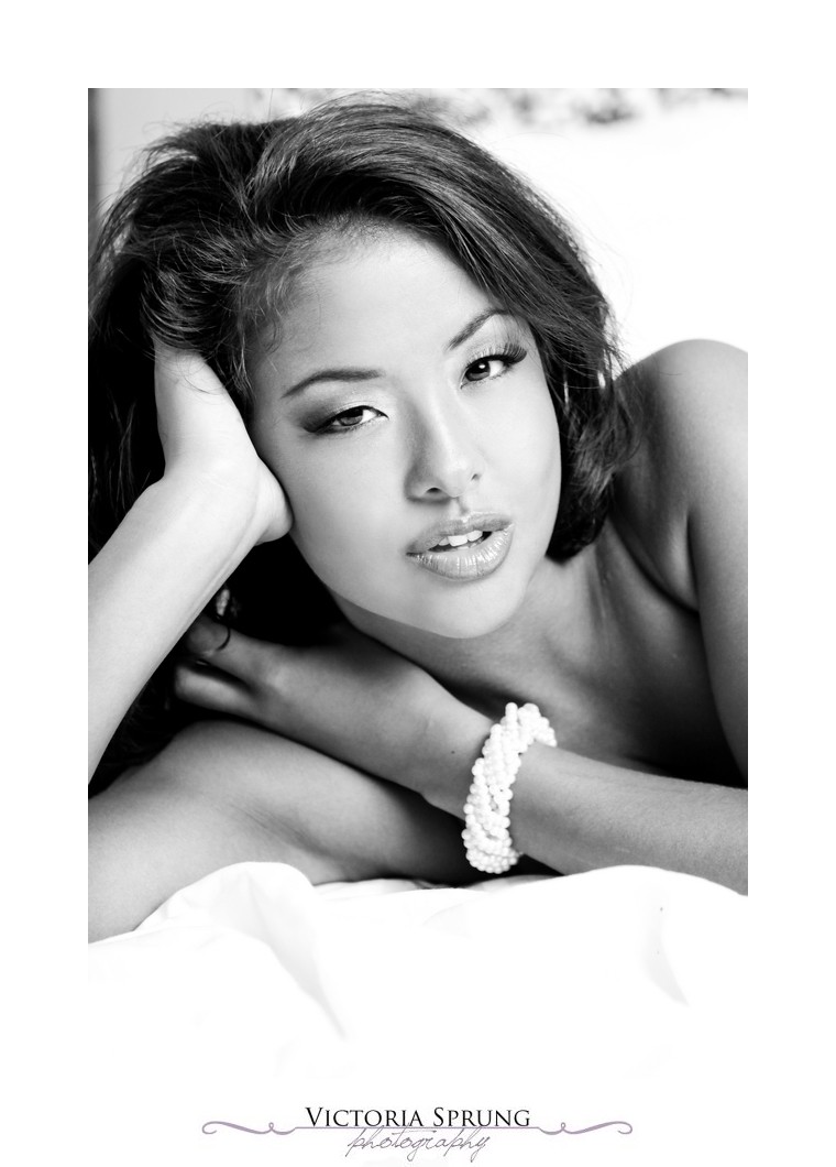 Female model photo shoot of Brittany Murata by Victoria Sprung in Aug 19, 2011, makeup by Melissa Messer