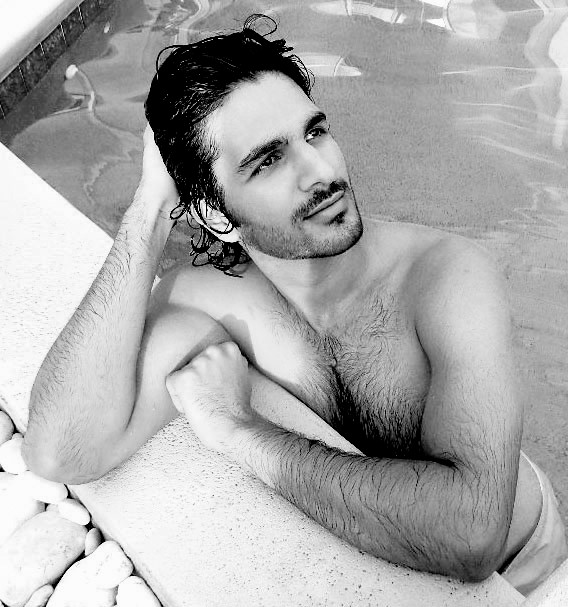 Male model photo shoot of Arman_I in My pool