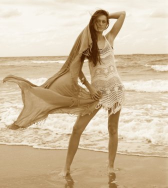 Female model photo shoot of Mel McGoey in Hollywood, Fl  beach