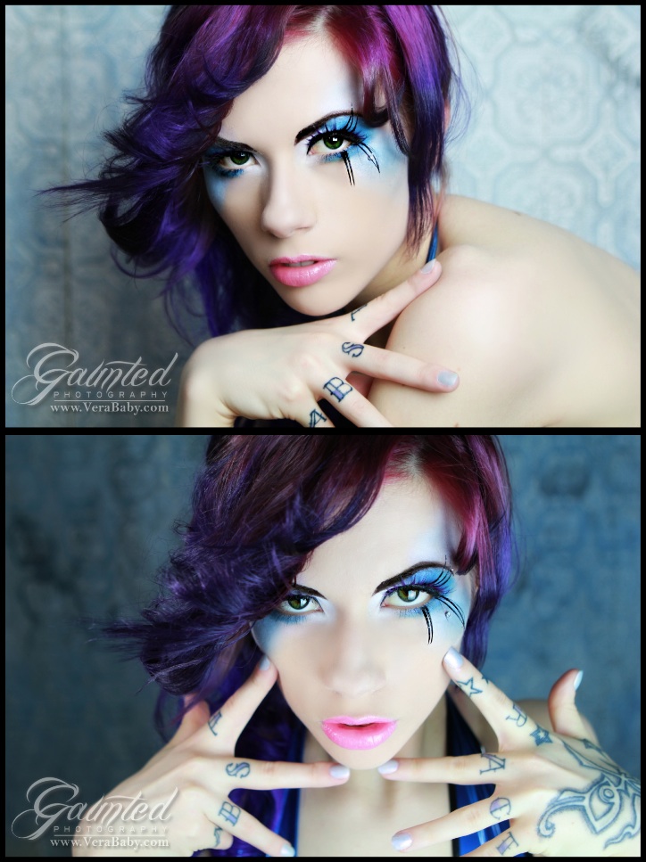 Female model photo shoot of Vera MUA and Vera Bambi by Gaunted, makeup by Vera MUA, clothing designed by Ego Assassin