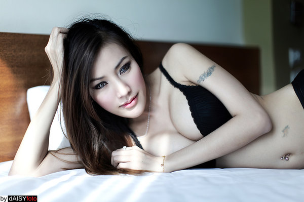 Female model photo shoot of Muay_Pilawan