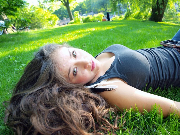 Female model photo shoot of rush de c  in Central Park, NYC