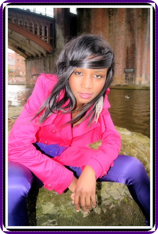 Female model photo shoot of Mandyiee in Deansgate