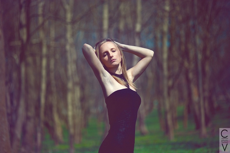 Female model photo shoot of Ksenia Baychikova