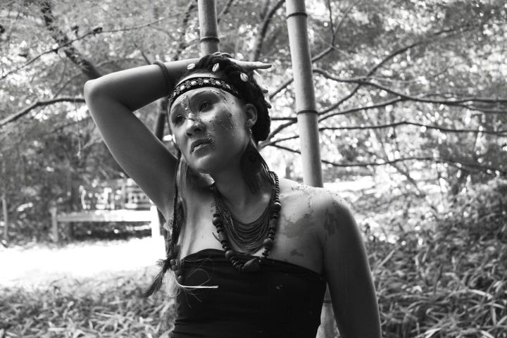 Female model photo shoot of LaToyaM by artbyashPhotography in Durham, NC