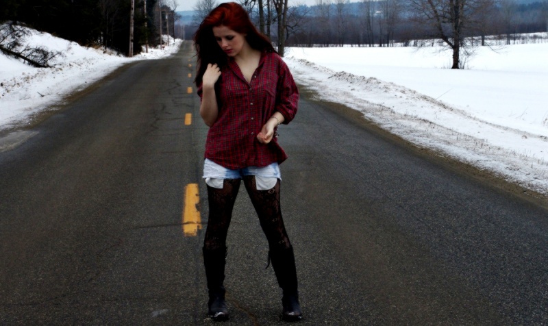 Female model photo shoot of Brooke Leighann in Minot, Maine