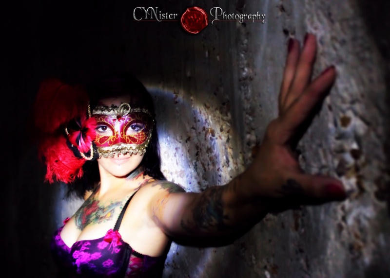 Female model photo shoot of Angie Bergeron by CYNister Photography in Hangman's Jail 2011