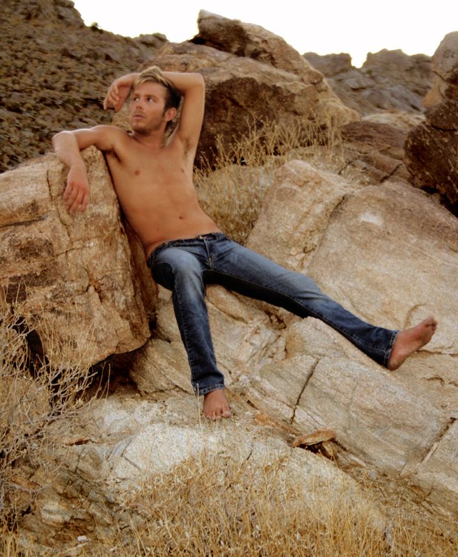 Male model photo shoot of Nathan Levi  in Big Horn, CA