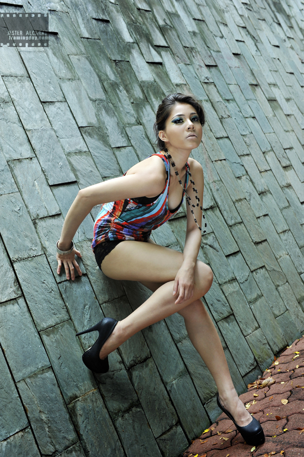Female model photo shoot of Nina Lopez in singapore
