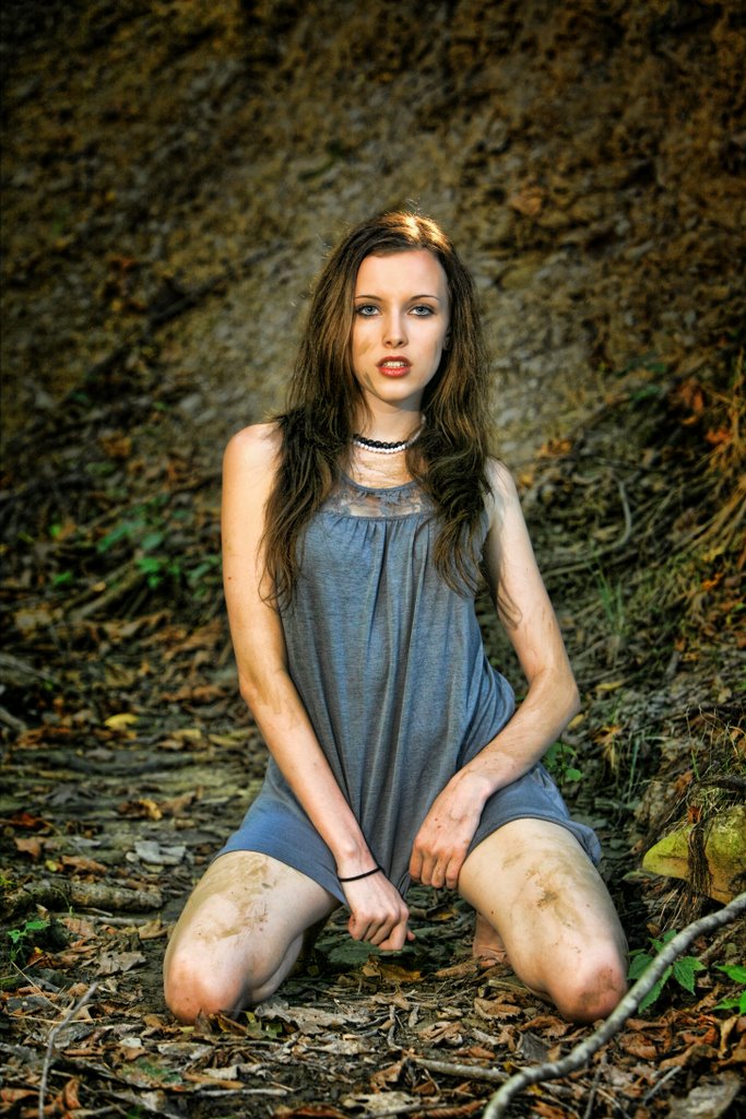 Female model photo shoot of Laura Dustin in spring in grain valley
