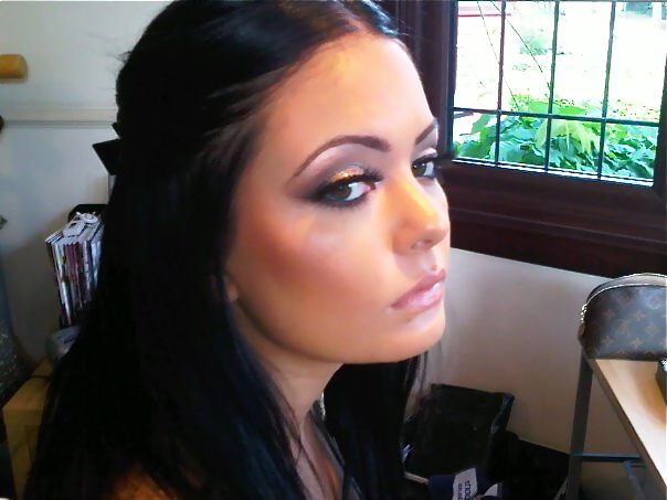 Female model photo shoot of Make-up Make-up