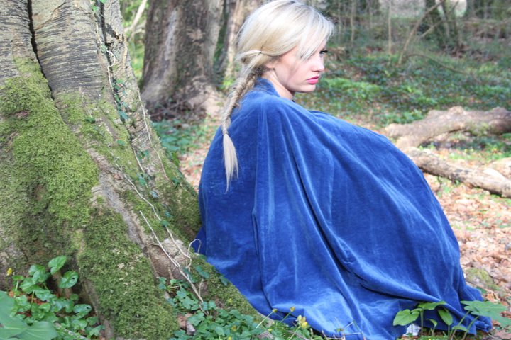 Female model photo shoot of TanithRose in the rusheen woods