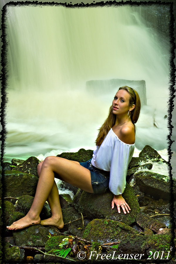 Female model photo shoot of DanielleRenee by FreeLenser in Snook Kill Falls