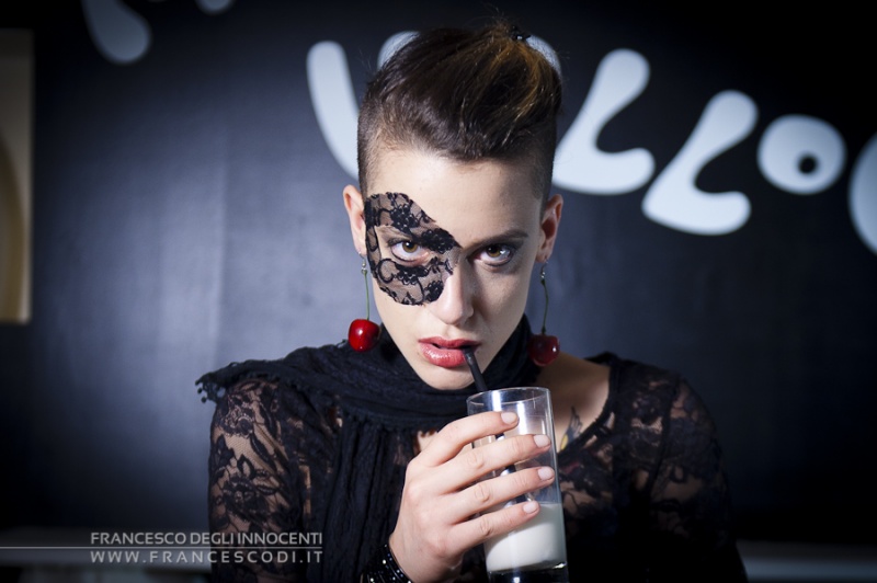 Male model photo shoot of FrancescoDI in Korova Milk Bar, Florence, Italy, wardrobe styled by CAMILLA BRESCI