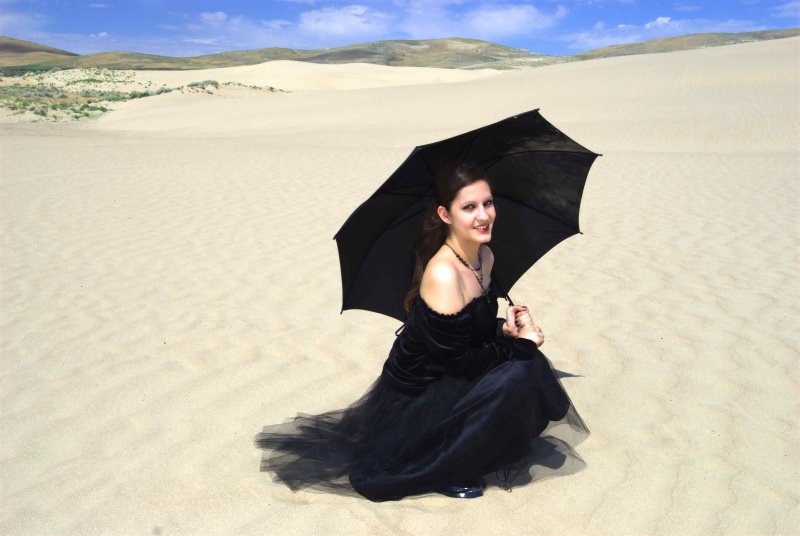 Female model photo shoot of Cheyenne York by Monday Morning in Sand Dunes