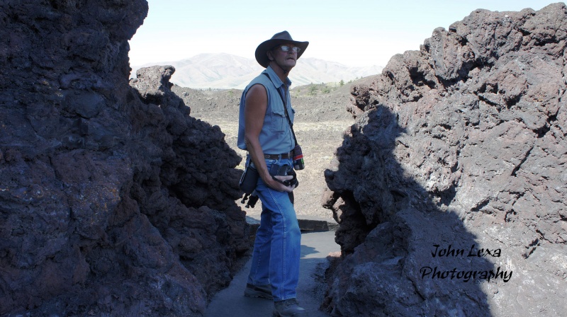 Male model photo shoot of John Lexa Photography in Craters of the Moon, Idaho
