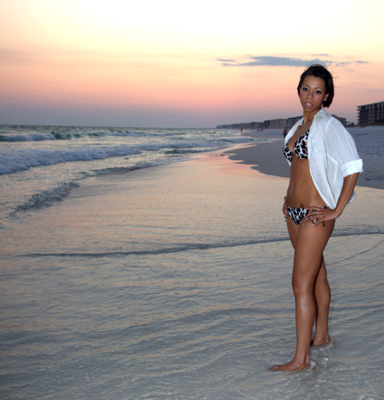 Female model photo shoot of Jacqi G in Ft. Walton Beach, FL