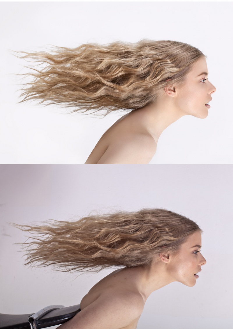 Female model photo shoot of White Noise retouching by Moncho