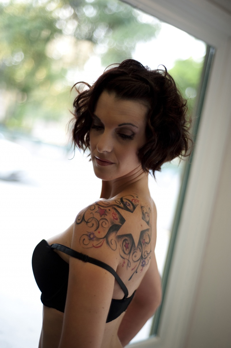 Female model photo shoot of Jill Ashley in Lukcy 7 Tattoo, Augusta GA