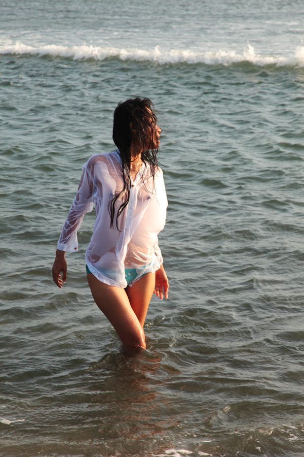 Female model photo shoot of Belle Jeanne in Seseh beach - Bali