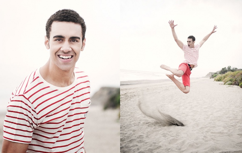 Male model photo shoot of Raphael Niba in Malibu, CA