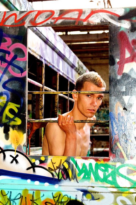 Male model photo shoot of Dai-Dai Dancer in Glebe Tram Yard