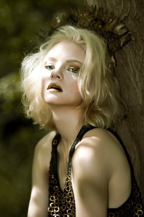Female model photo shoot of Jessica Godfrey Makeup in High Park Toronto
