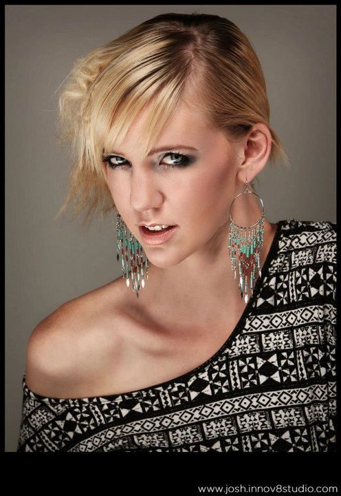 Female model photo shoot of Miss Natalia Lynn by Innov8 Studio, makeup by Makeup by Leah