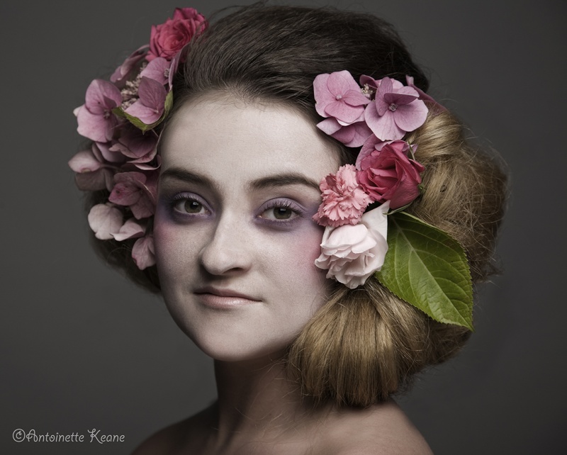 Female model photo shoot of Aishling Clarke Makeup