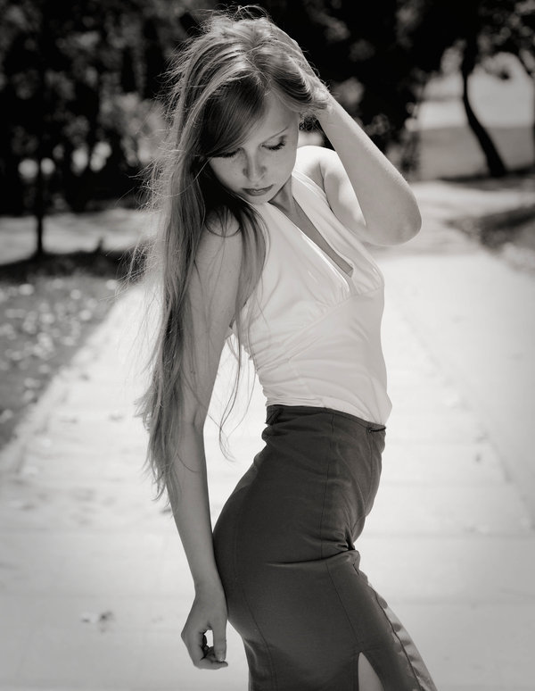 Female model photo shoot of MadalinaR by bhwilliams photography in Bucharest