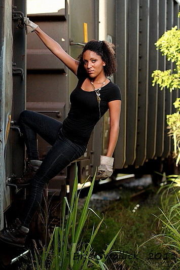 Female model photo shoot of Kayla Nicole N by Image Art Photography in Rail Yard