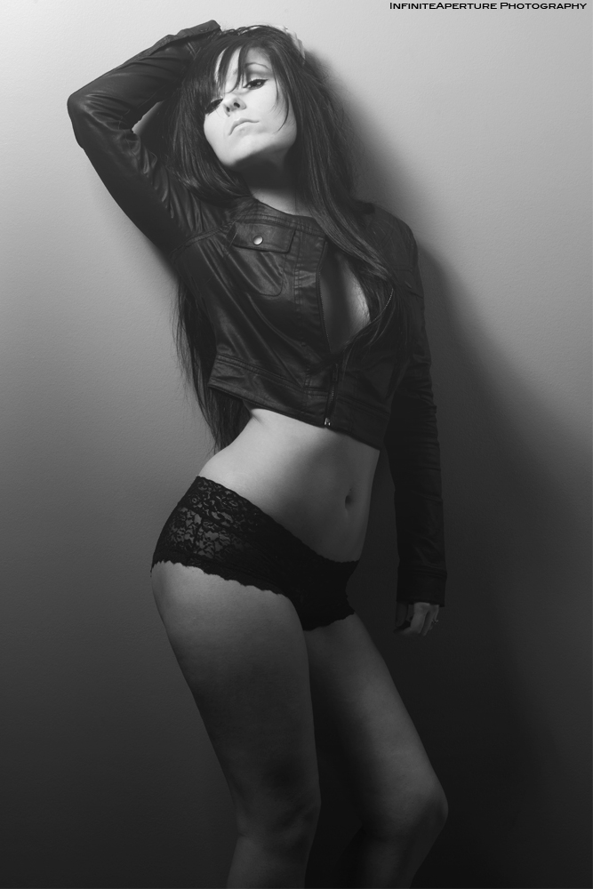 Female model photo shoot of Ebony Harnish by InfiniteAperture