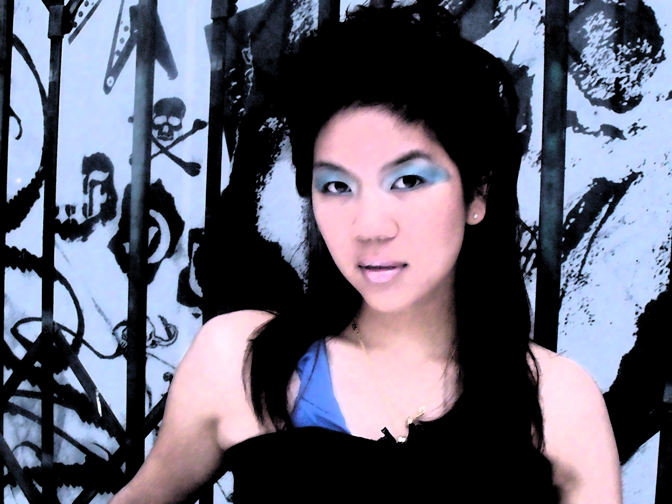 Female model photo shoot of Delish Makeup Artist in LA