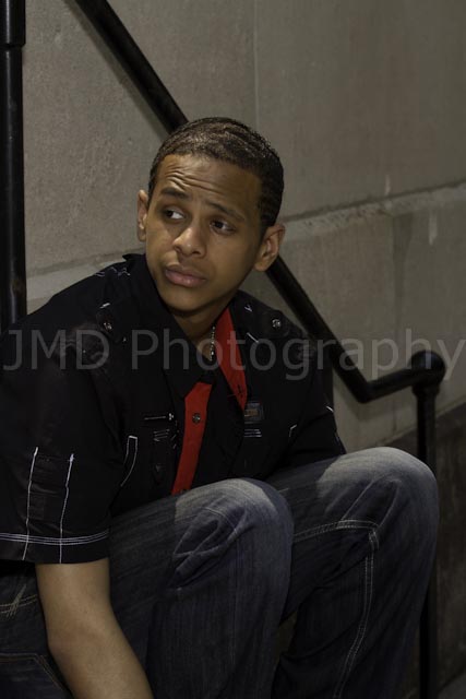 Male model photo shoot of JMD Photography in Chicago Riverwalk May, 2011