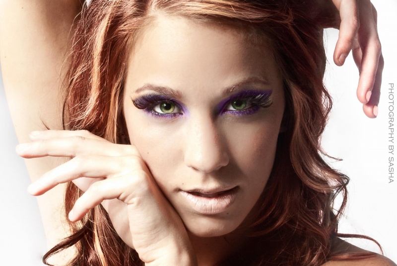 Female model photo shoot of Makeup by Chelsea Rae