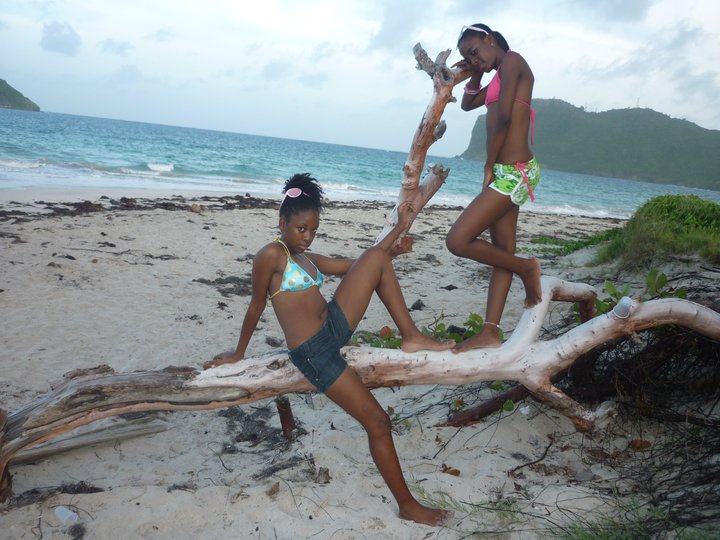 Female model photo shoot of Black Diamond Star in Sandy Beach,St.Lucia