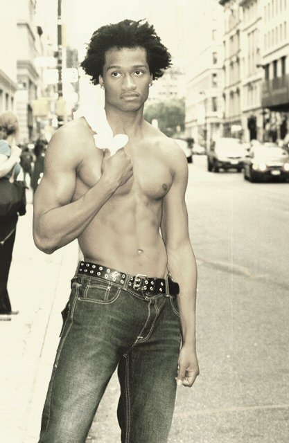 Male model photo shoot of D-ROOK in 5th ave by union square