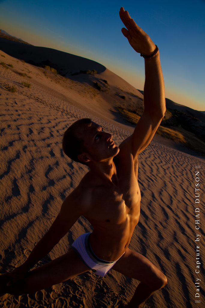 Male model photo shoot of Chad Dutson and Dave Pletsch in Little Sahara, Utah