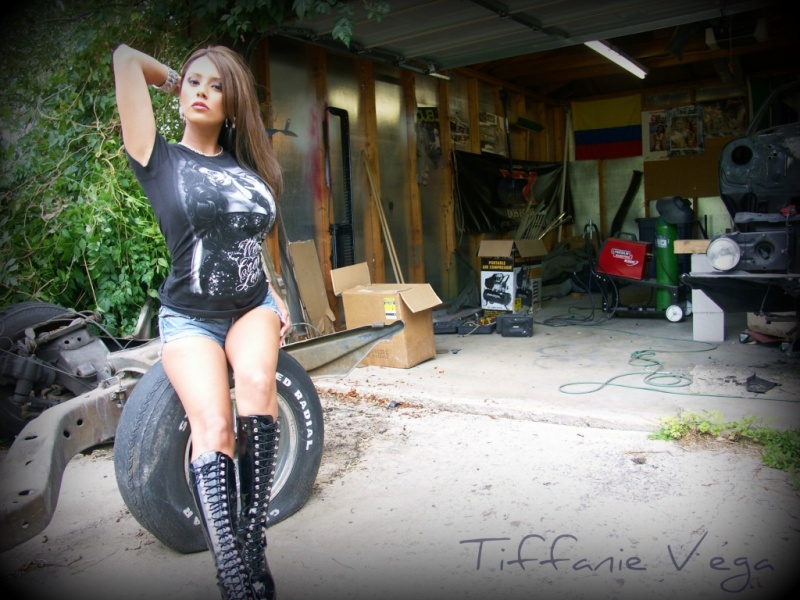 Female model photo shoot of Tiffanie Vega by Ceez B