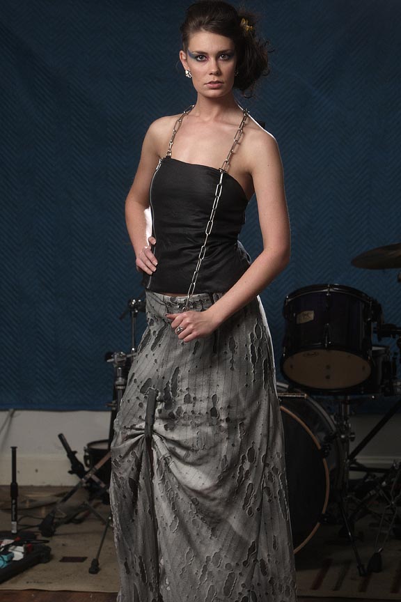 Female model photo shoot of Noctis Designs